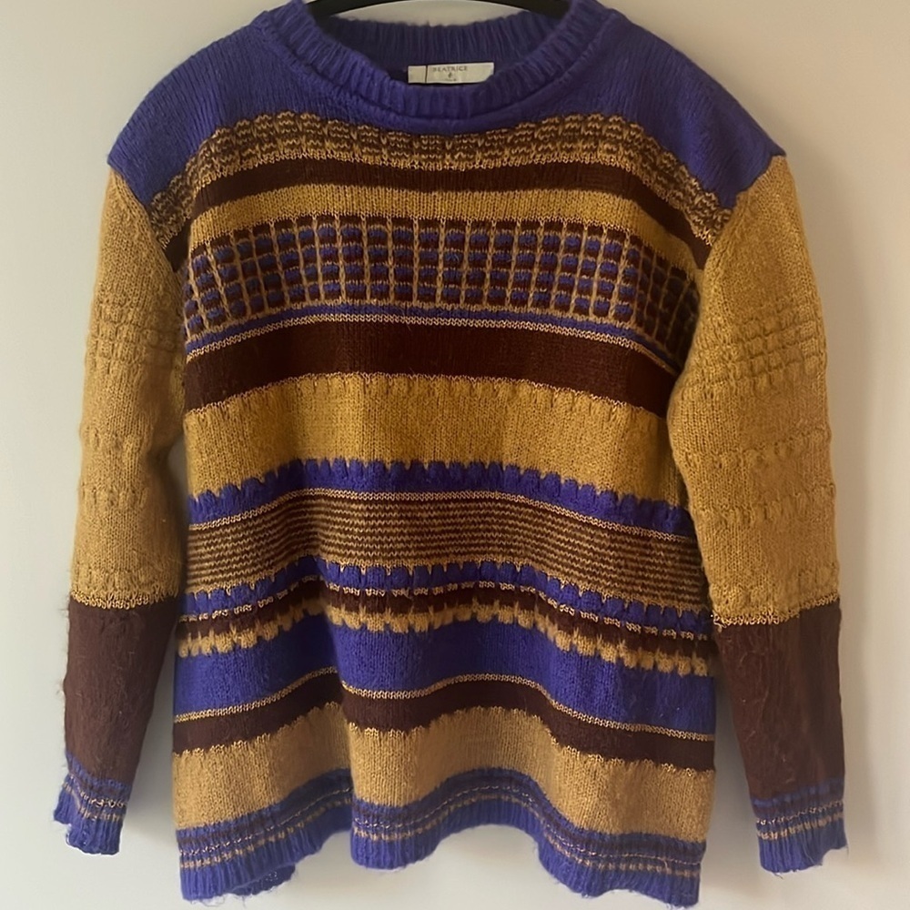 Anthropologie Beatrice B Italia Mohair Sweater Xs